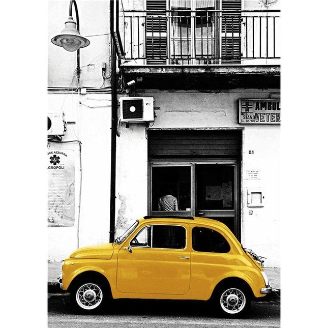Yellow Landscape Art Canvas Print - Stylish & Artistic Wall Decor for Home or Office