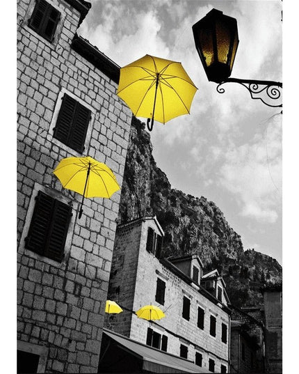 Yellow Landscape Art Canvas Print - Stylish & Artistic Wall Decor for Home or Office