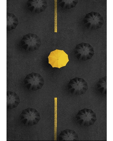 Yellow Landscape Art Canvas Print - Stylish & Artistic Wall Decor for Home or Office
