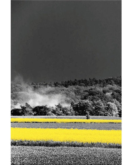 Yellow Landscape Art Canvas Print - Stylish & Artistic Wall Decor for Home or Office