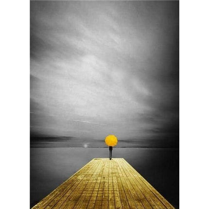 Yellow Landscape Art Canvas Print - Stylish & Artistic Wall Decor for Home or Office