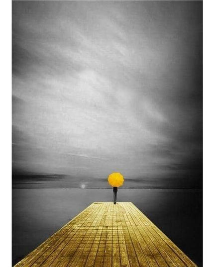 Yellow Landscape Art Canvas Print - Stylish & Artistic Wall Decor for Home or Office