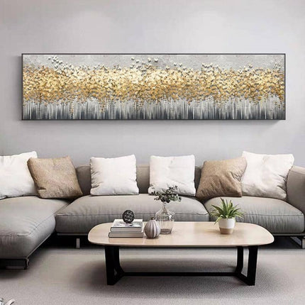 Yellow Leaf & Butterfly Art Canvas Print - Playful & Vibrant Wall Decor for Home or Office