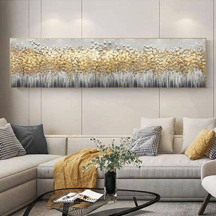 Yellow Leaf & Butterfly Art Canvas Print - Playful & Vibrant Wall Decor for Home or Office