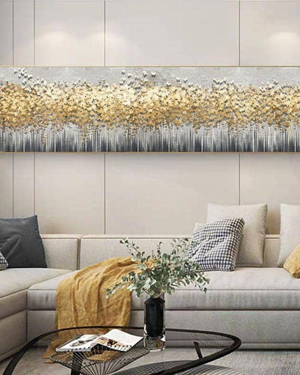 Yellow Leaf & Butterfly Art Canvas Print - Playful & Vibrant Wall Decor for Home or Office