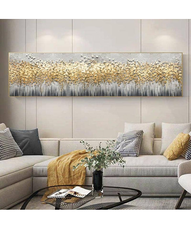 Yellow Leaf & Butterfly Art Canvas Print - Playful & Vibrant Wall Decor for Home or Office