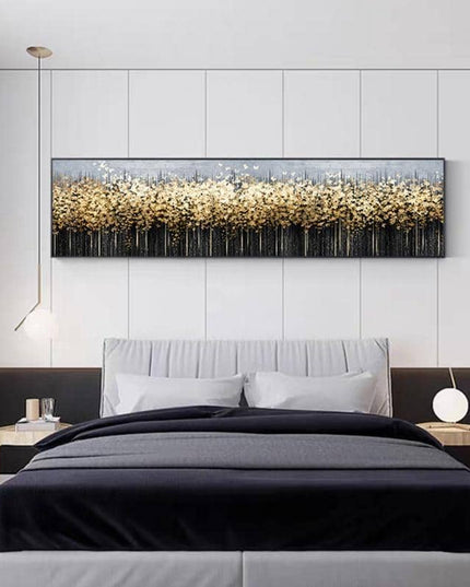 Yellow Leaf & Butterfly Art Canvas Print - Playful & Vibrant Wall Decor for Home or Office