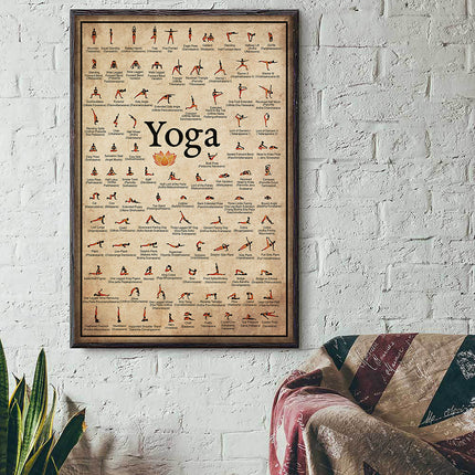 Yoga Love - Ashtanga Pose Mastery Canvas Poster Wall Poster