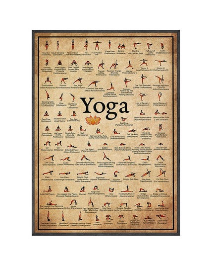 Yoga Love - Ashtanga Pose Mastery Canvas Poster Wall Poster