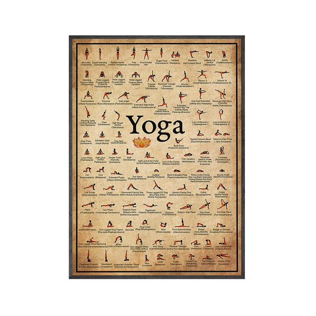 Yoga Love - Ashtanga Pose Mastery Canvas Poster Wall Poster
