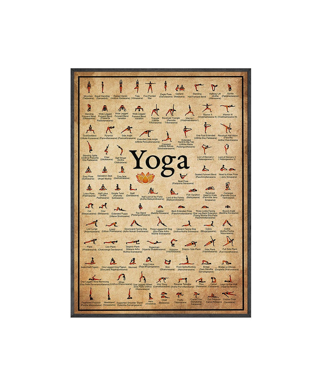 Yoga Love - Ashtanga Pose Mastery Canvas Poster Wall Poster