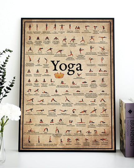 Yoga Love - Ashtanga Pose Mastery Canvas Poster Wall Poster