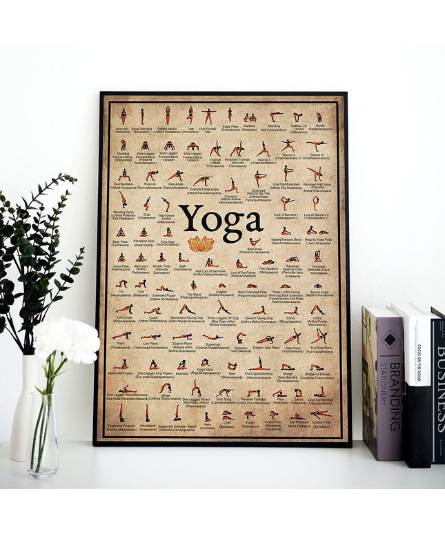 Yoga Love - Ashtanga Pose Mastery Canvas Poster Wall Poster