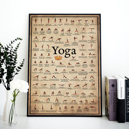 Yoga Love - Ashtanga Pose Mastery Canvas Poster Wall Poster